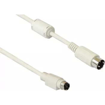 Good Connections PS/2 naar AT toetsenbord adapterkabel (Mini DIN 6-pins stekker naar DIN 5-pins stekker, 0,2 m, zwart) 4251-STS