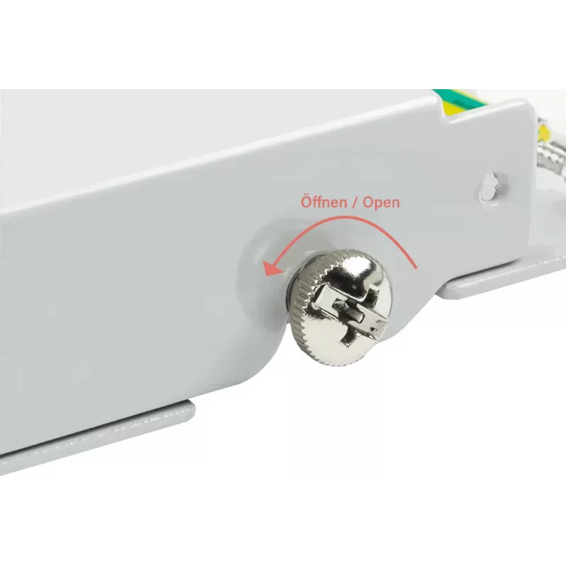 GoodConnections Alcasa GC-N0111 Cat6 afgeschermde RJ45 keystone-module - grijs