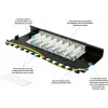 GoodConnections Alcasa GC-N0118 Cat.6a afgeschermde Keystone-module, gereedschapsloos, RJ45, 10G, zwart