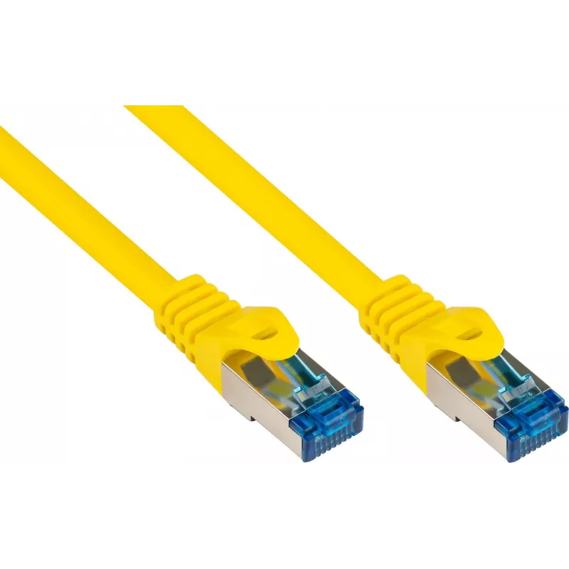 Good Connections RNS® Cat. 6A S/FTP patchkabel met snagless boot, halogeenvrij, geel, 20 m 8060-H200Y
