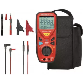 Benning IT 100 isolatietester 50 V, 100 V, 250 V, 500 V, 1000 V 20 GΩ 044107