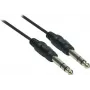 Good Connections 6,3mm jack naar 6,3mm jack audiokabel, 1,5m, vernikkeld, zwart 1963-015