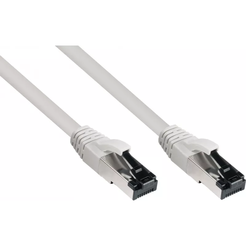 GoodConnections Alcasa 8080L-200 Cat8.1 S/FTP netwerkkabel, 20 m, grijs, RJ45, 40 Gbit/s, 2000 MHz