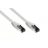 GoodConnections Alcasa 8080L-200 Cat8.1 S/FTP netwerkkabel, 20 m, grijs, RJ45, 40 Gbit/s, 2000 MHz