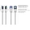 GoodConnections RNS SlimLine Cat.6A U/FTP LSZH patchkabel, 5m, wit 8060-HS050W