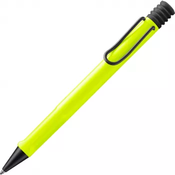 LAMY Safari balpen neon geel met blauwe inkt 1241856