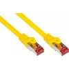 GoodConnections RNS® Cat. 6 S/FTP patchkabel met snagless boot, PiMF, PVC, 250 MHz, geel, 25 m 8060-250Y