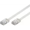 GoodConnections Cat. 6 U/UTP platte patchkabel, wit, 1,0 m (806U-F010)
