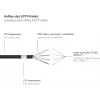 GoodConnections Alcasa 8060-400S Cat6 S/FTP Patchkabel, RJ45 male naar male, 40 m, verguld