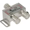 GoodConnections SAT-verdeler met F-connectors, 2-voudig, 5-2250 MHz