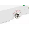 GoodConnections GC-N0113 desktop Cat.6 8-poorts STP patchpanel, 0,5U, gereedschapsloos, zuiverwit RAL9010