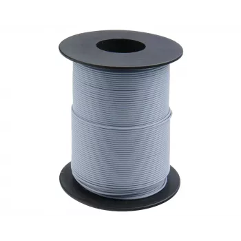 Donau Elektronik 105-9-100 schakeldraad 1 x 0,20 mm² grijs 100 m
