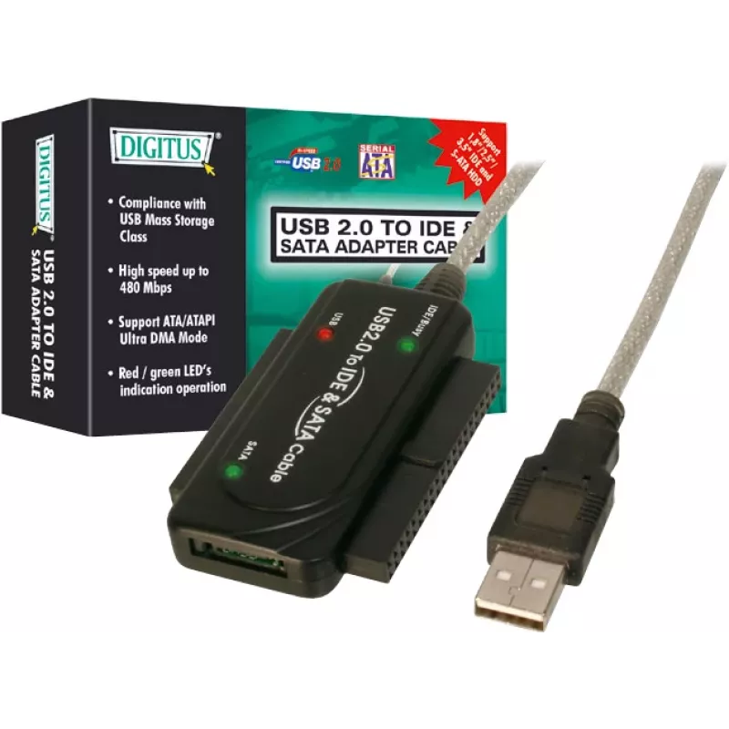 GoodConnections SATA 3 Gb/s kabel, 0,5 m, vergrendelend, rechte stekker 5045-S05
