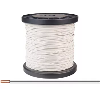Donau Elektronik 218-55-100 litze 2 x 0,14 mm² wit 100 m
