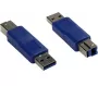 GoodConnections Alcasa USB-AD34 USB-A-naar-USB-B-adapter, blauw