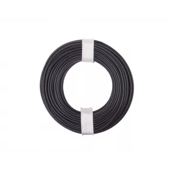 Donau Elektronik 175-011 LiY litze-schakeldraad 1 x 0,75 mm² zwart