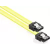 GoodConnections SATA 6 Gb/s kabel met metalen klem, 0,50 m, geel 5047-A05Y