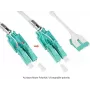 GoodConnections Alcasa LW-U820LC3 duplex multimode OM3 LC naar LC glasvezel-patchkabel, 20 m, aqua