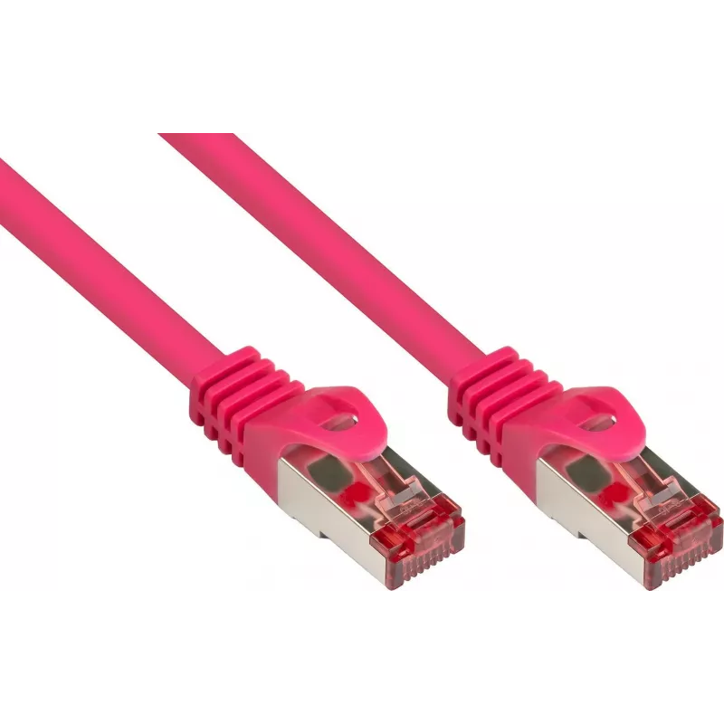 GoodConnections Alcasa 40m Cat6 S/FTP netwerk-patchkabel RJ-45 stekker naar stekker magenta 8060-400M