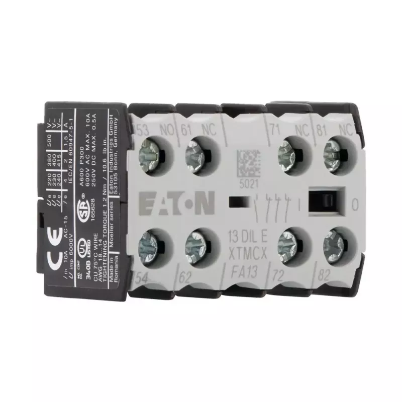 Eaton 13DILE positieschakelaar, 1NO+1NC, stoter, IP65, zwart/wit 002397