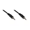 GoodConnections 3,5mm stereo-jackkabel 2,5m stekker naar stekker zwart 1970-02