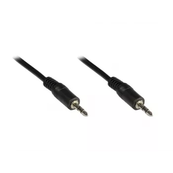 GoodConnections 3,5mm stereo-jackkabel 2,5m stekker naar stekker zwart 1970-02