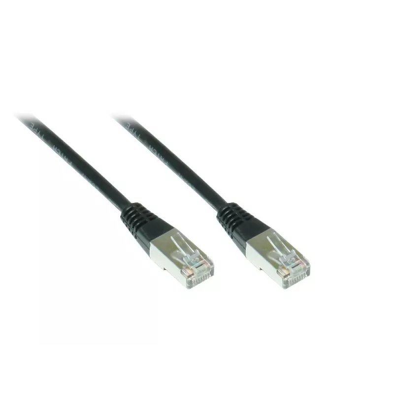 Alcasa 855S-015 Cat5e SF/UTP Patchkabel, RJ45, 1,5 m, zwart