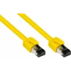 GoodConnections Alcasa Cat8.1 S/FTP ethernet patchkabel, RJ45, geel, 1,5 m 8080-015Y