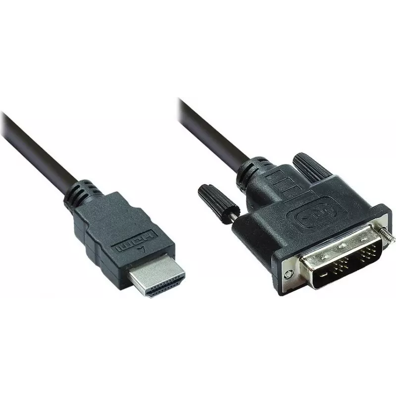 Good Connections HDMI naar DVI-D Single Link videokabel 1m zwart 4510-DD1