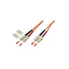 GoodConnections OM2 duplex multimode SC/SC glasvezel-patchkabel, 15 m LW-815SC