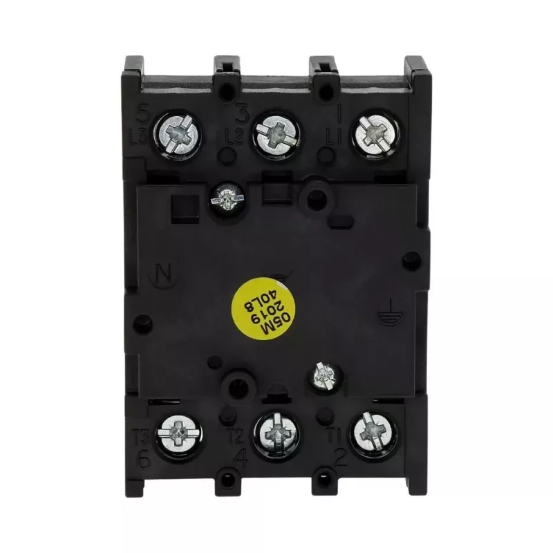 Eaton P1-25/E 3-polige hoofdschakelaar-lastscheider, 25 A, IP65, zwart/wit 038724