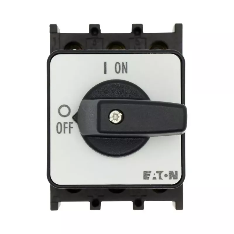 Eaton P1-25/E 3-polige hoofdschakelaar-lastscheider, 25 A, IP65, zwart/wit 038724