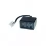 Alcasa T3A-NFN RJ-45 Adapter, male/female, zwart