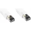 GoodConnections Cat. 8.1 platte patchkabel U/FTP PiMF LSZH wit 0,5m 40Gbps 2000MHz 8080-F005W