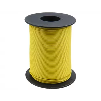 Donau Elektronik 119-13 schakeldraad 1 x 0,14 mm² geel 100 m