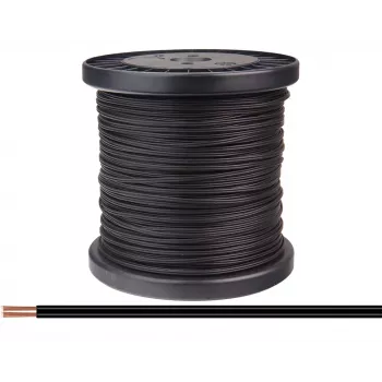 Donau Elektronik 218-11-100 litze 2 x 0,14 mm² zwart 100 m