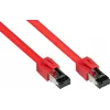 GoodConnections Alcasa 8080-015R Cat8.1 S/FTP netwerkkabel 1,5m rood