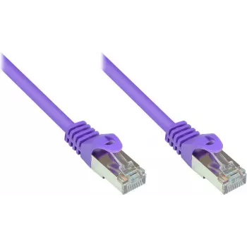 GoodConnections Alcasa 0,3m Cat5e SF/UTP RJ45 patchkabel, violet 855V-003