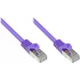 GoodConnections Alcasa 0,3m Cat5e SF/UTP RJ45 patchkabel, violet 855V-003