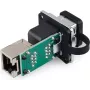 GoodConnections Alcasa IC06-R302 industriële RJ45-koppeling, IP65/IP67, grijs, zinkbehuizing, -40 tot 80°C
