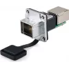 GoodConnections Alcasa IC06-R302 industriële RJ45-koppeling, IP65/IP67, grijs, zinkbehuizing, -40 tot 80°C