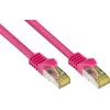 GoodConnections 8070R-400M Cat.7 S/FTP RJ45 patchkabel, PiMF, halogeenvrij, 600 MHz, OFC, RNS-clipbescherming, 40 m, magenta
