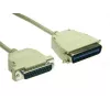 GoodConnections premium parallelprinterkabel, DB25 stekker naar Centronics 36 stekker, 0,6 m, grijs, dubbel afgeschermd 4090-06
