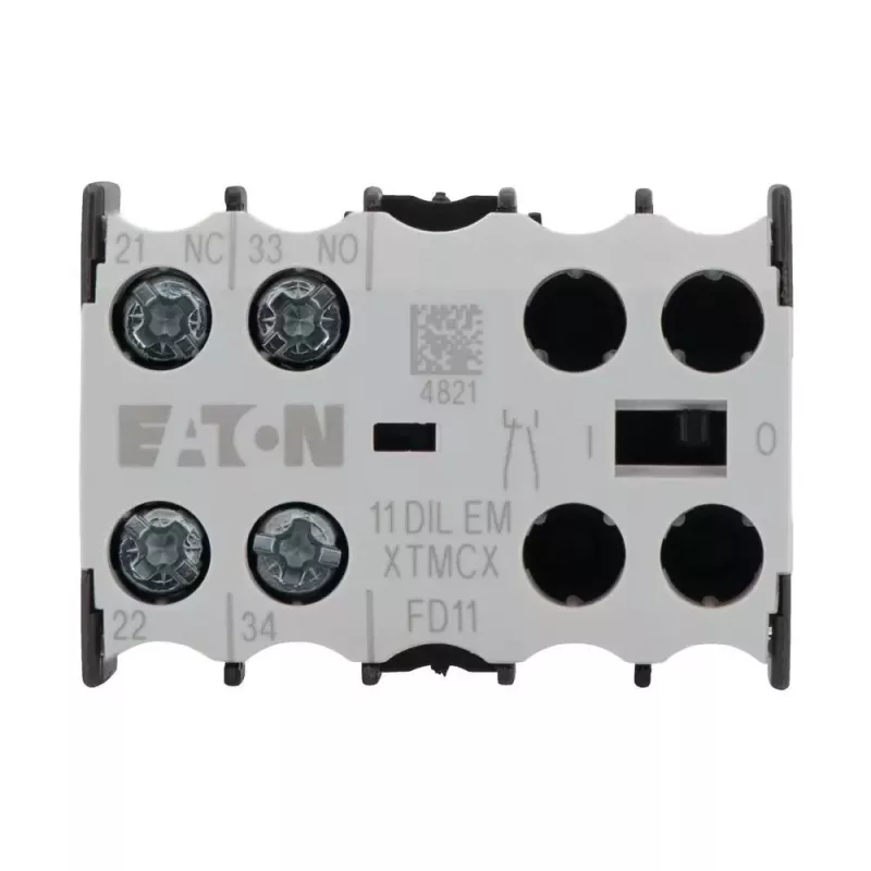 Eaton hulpcontactblok 1NO+1NC 11DILEM 2-polig geforceerde contacten 010080