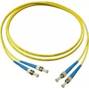 GoodConnections LW-905ST singlemode duplex ST/ST glasvezel-patchkabel, 9/125 µm OS2, 5 m, geel