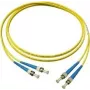 GoodConnections LW-905ST singlemode duplex ST/ST glasvezel-patchkabel, 9/125 µm OS2, 5 m, geel