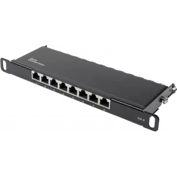 GoodConnections Alcasa GC-N0124 Cat6 afgeschermde RJ45 keystone jack - gereedschapsloos, gigabit ethernet, zwart