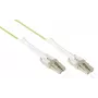 GoodConnections OM5 LC/LC duplex uniboot glasvezel-patchkabel, 5m, LSZH, limoengroen LW-U815LC5
