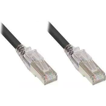 Good Connections Cat.6A S/FTP LSZH patchkabel met RNS latch-bescherming, zwart, 3m 8060-HV030S