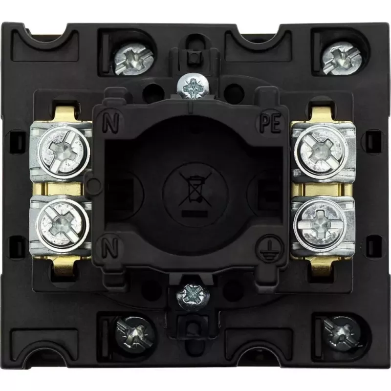 Eaton T3-1-102/EA/SVB nokkenschakelaar, 3-polig, 32 A, afsluitbaar, geel/rood